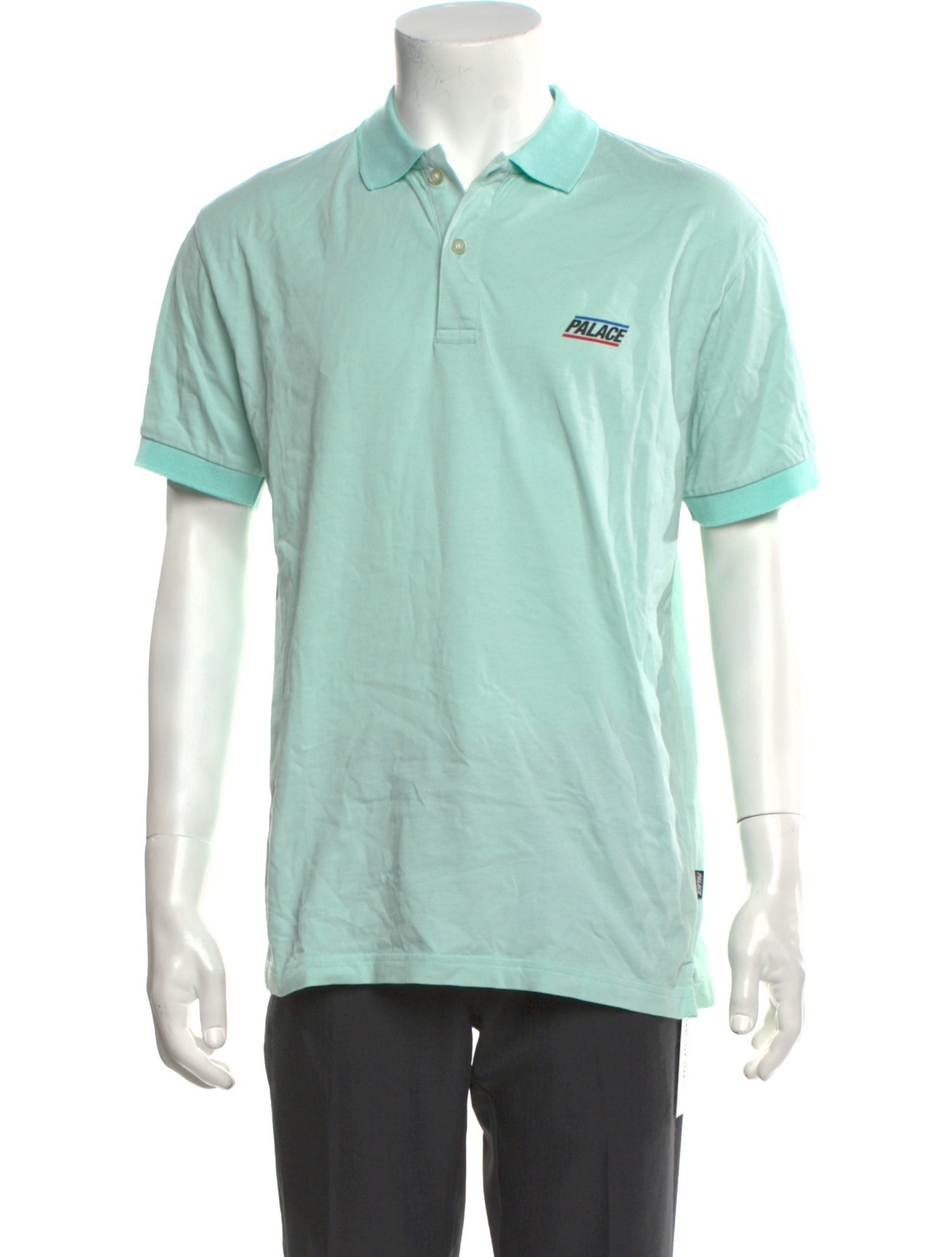 Palace Skateboards Graphic Print Collar Polo Shirt