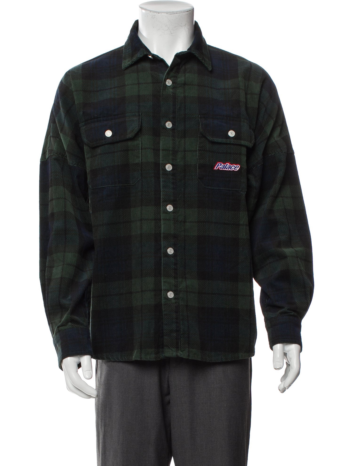 Palace Skateboards Half-Zip Velour Sweatshirt w/ Tags - Blue