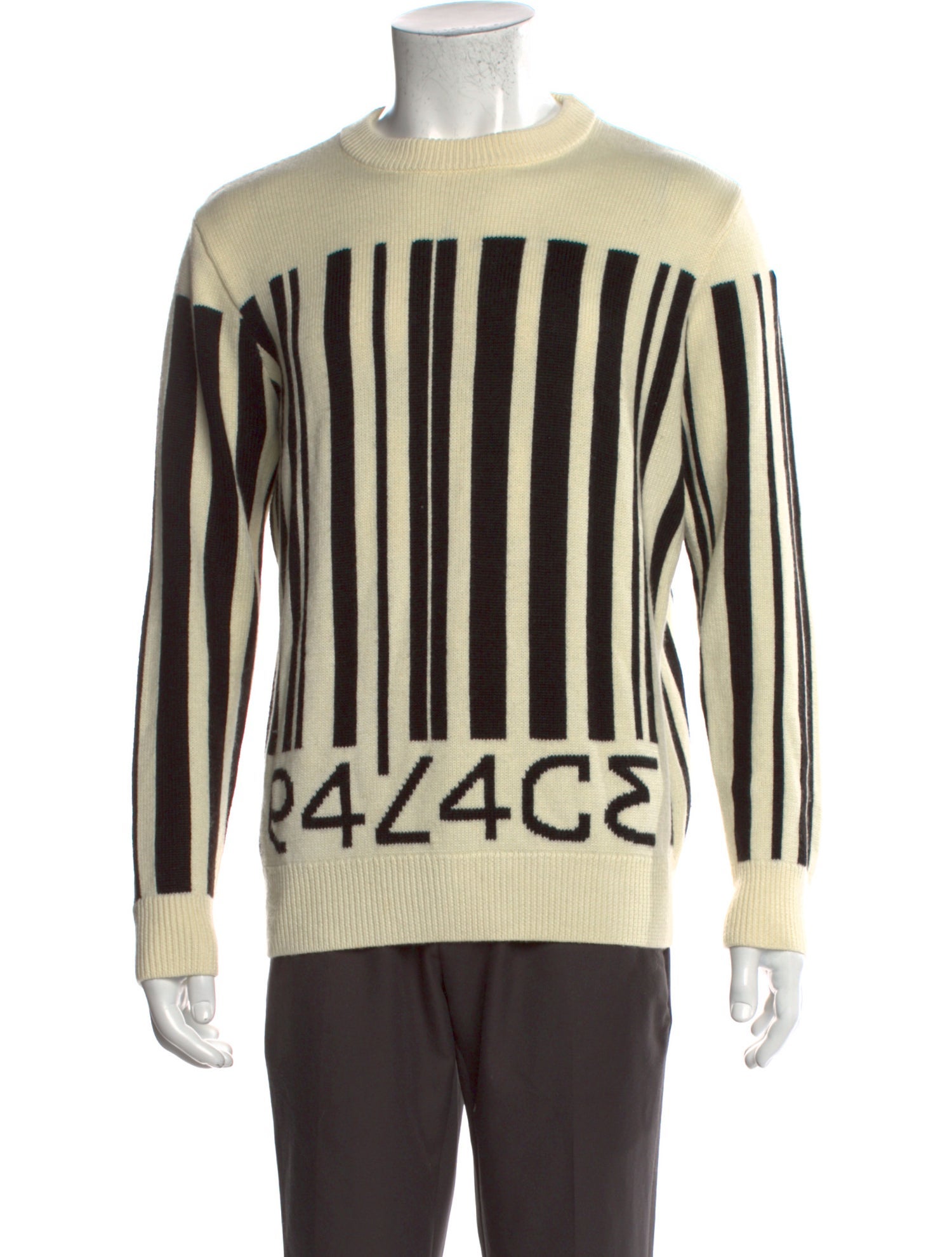 Palace Skateboards Striped Crew Neck Pullover