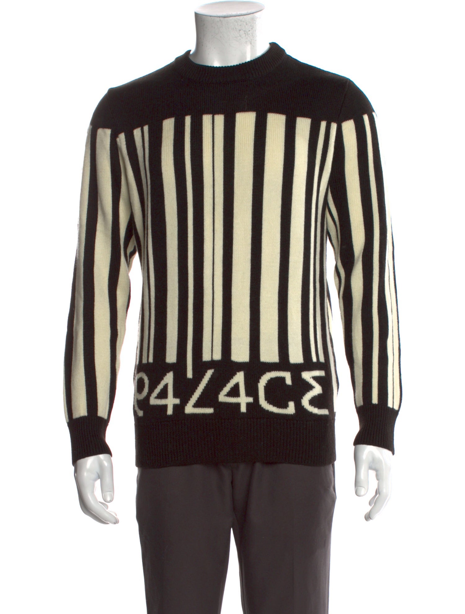 Palace Skateboards Striped Crew Neck Pullover