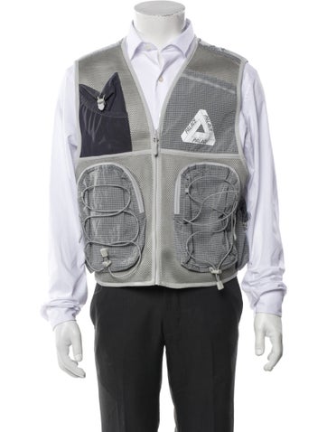 Palace Skateboards Outerwear Plaid Print Vest S