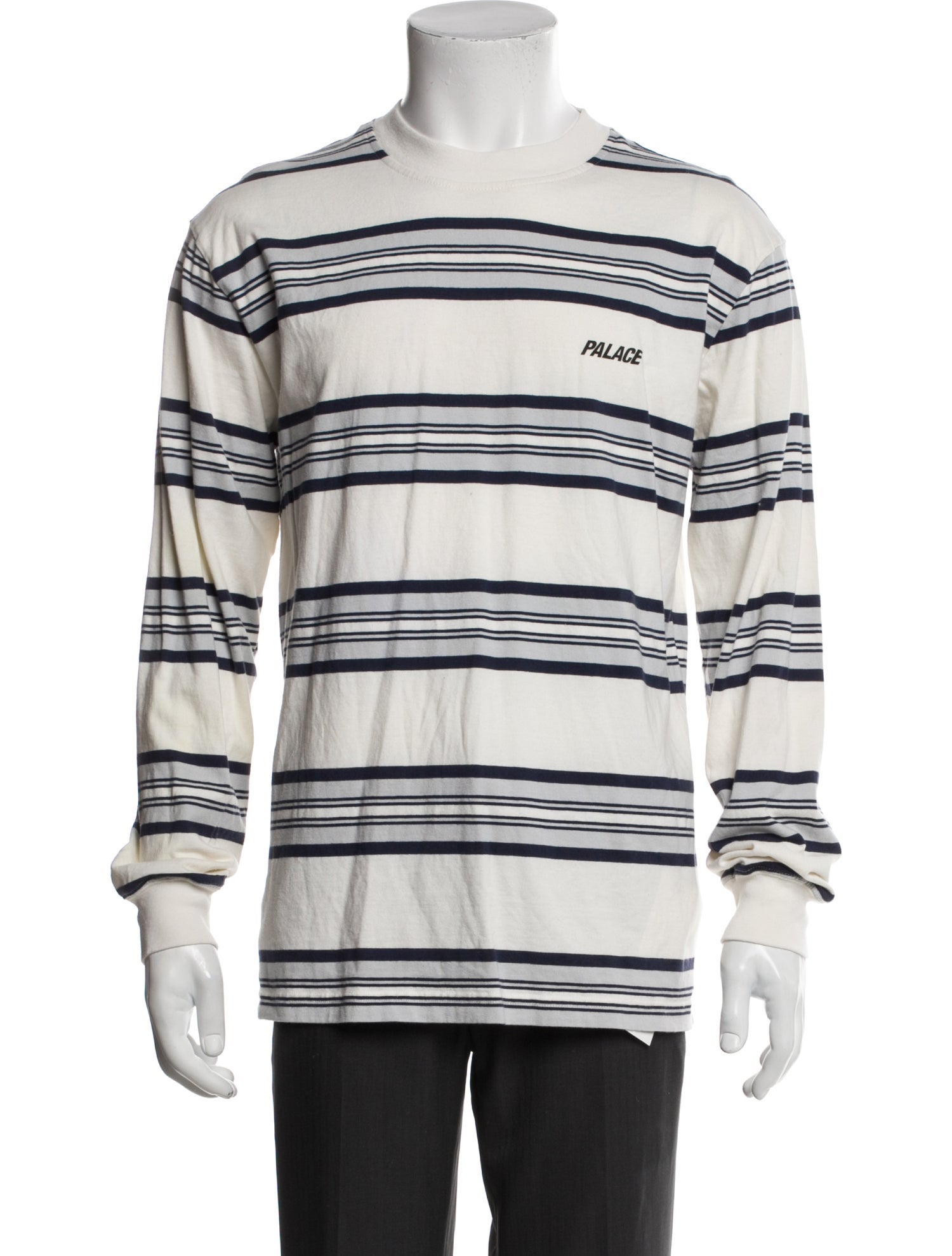 Palace Skateboards Striped Crew Neck T-Shirt