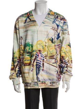 Palace Skateboards Printed V-Neck Cardigan