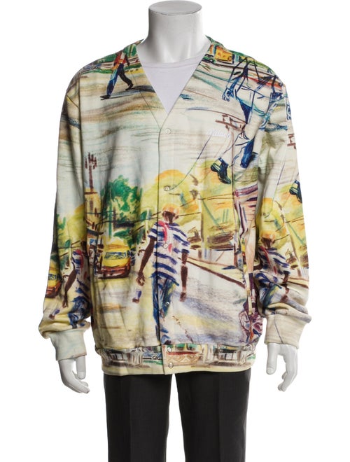 Palace Skateboards Printed V-Neck Cardigan