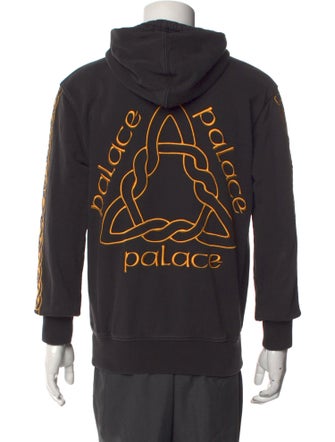 Palace Skateboards Graphic Print Crew Neck Hoodie