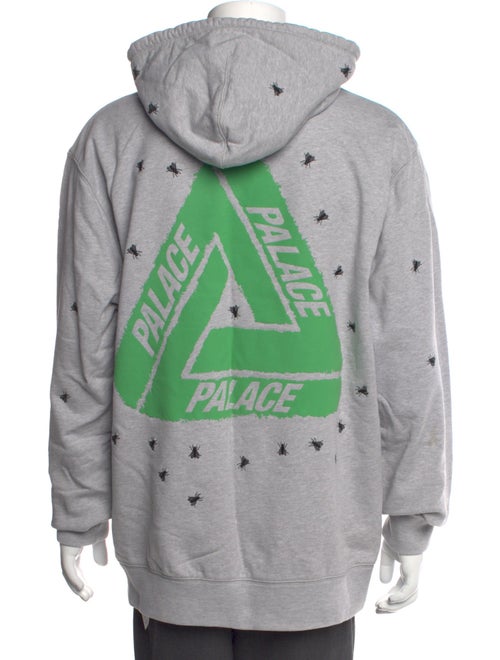Palace Skateboards Graphic Print Crew Neck Hoodie