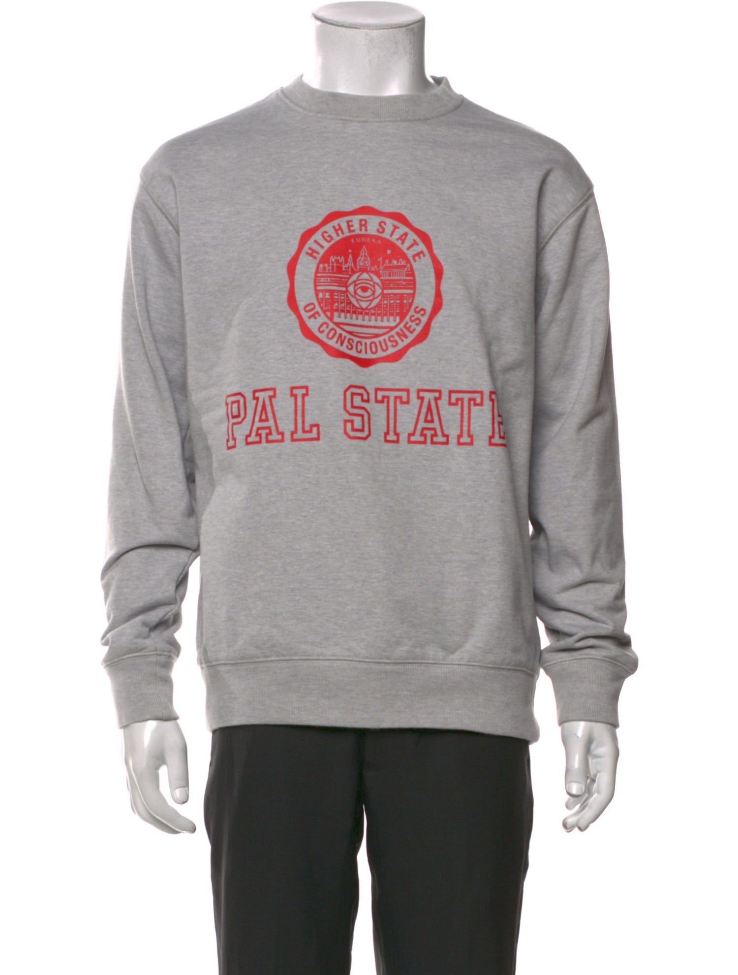 Palace Skateboards Graphic Print Crew Neck Sweatshirt