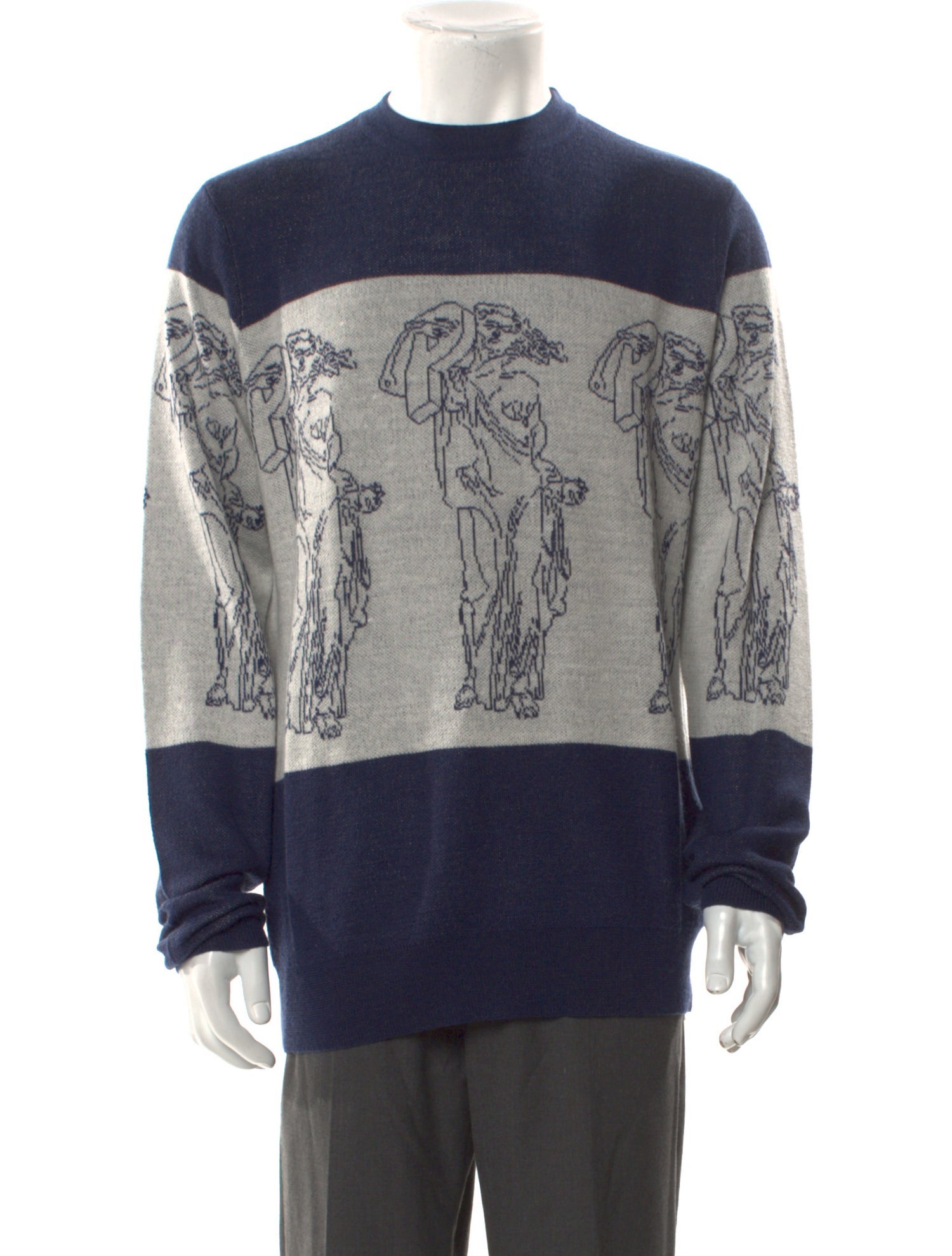 Palace Skateboards Graphic Print Crew Neck Pullover