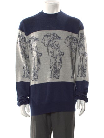 Palace Skateboards Graphic Print Crew Neck Pullover