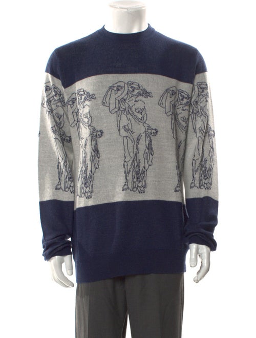 Palace Skateboards Graphic Print Crew Neck Pullover