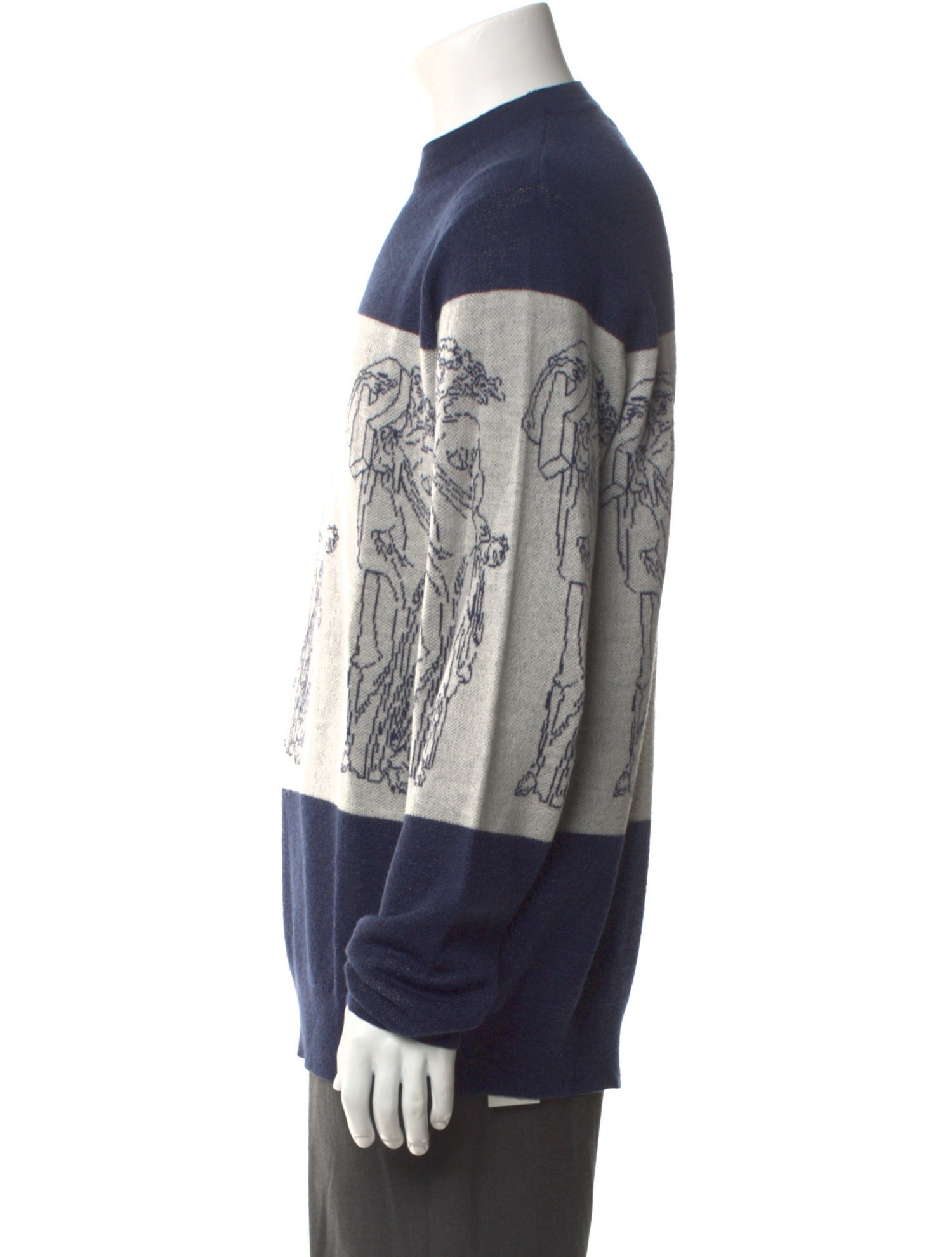 Palace Skateboards Graphic Print Crew Neck Pullover