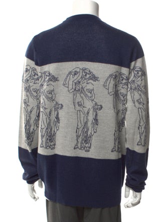 Palace Skateboards Graphic Print Crew Neck Pullover