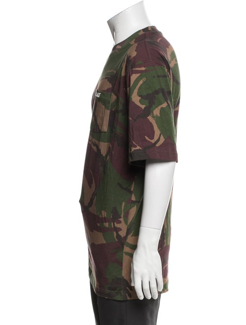 Palace Skateboards Camouflage Print Crew Neck T-Shirt