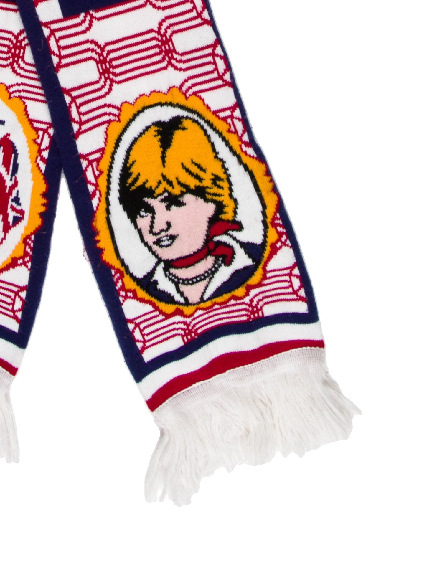 Palace Skateboards Acrylic Printed Scarf