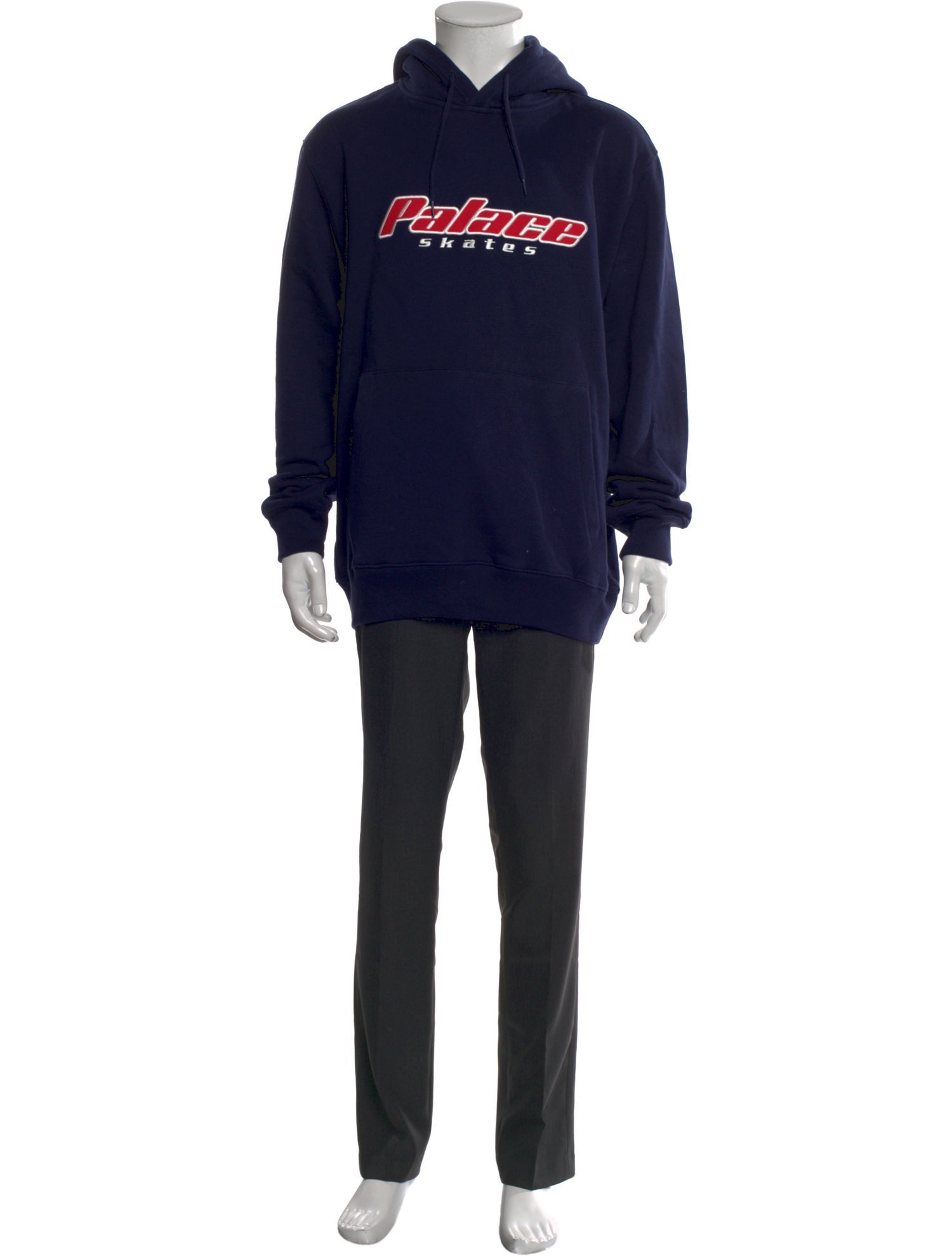 Palace Skateboards Graphic Print Crew Neck Hoodie