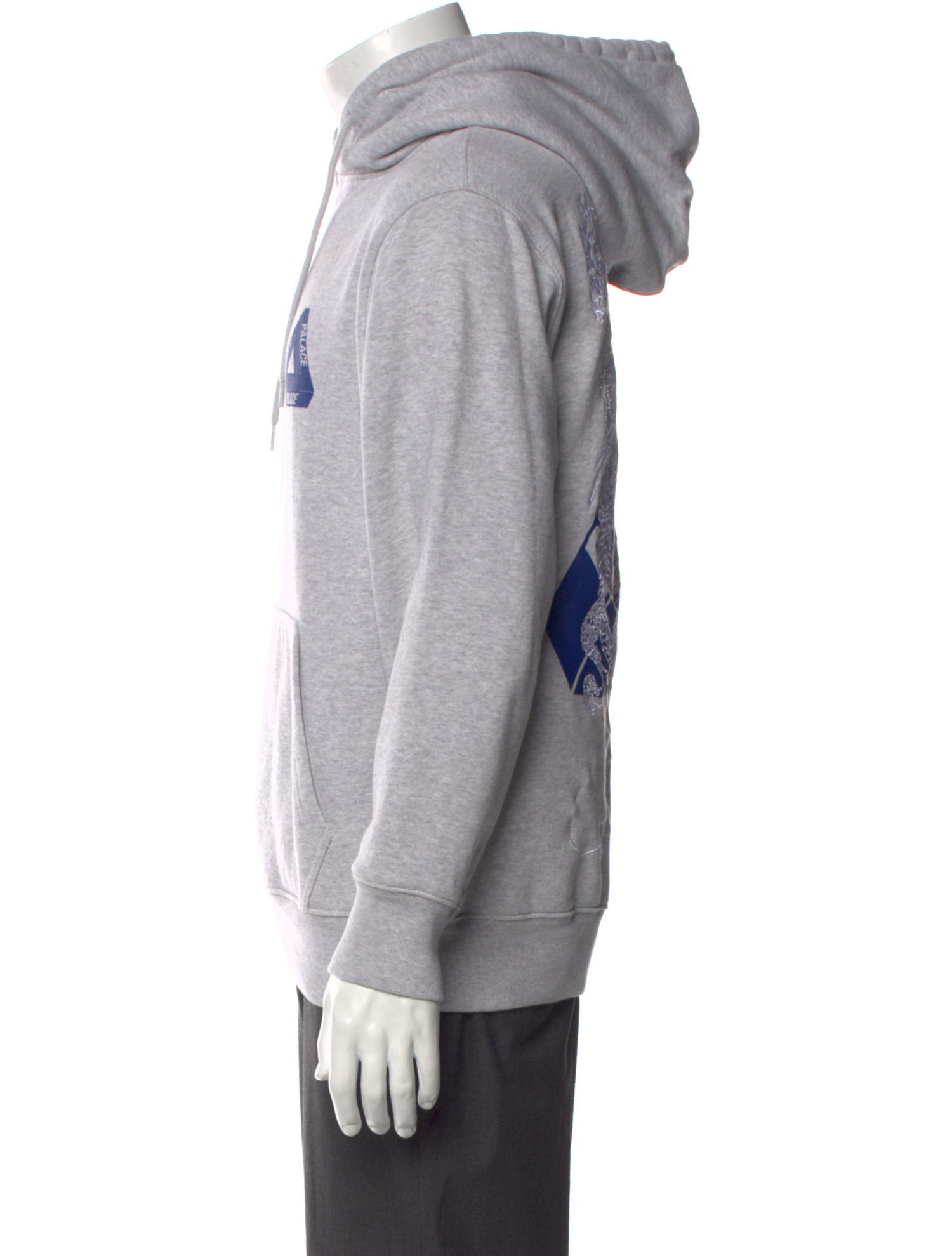 Palace Skateboards Graphic Print Crew Neck Hoodie