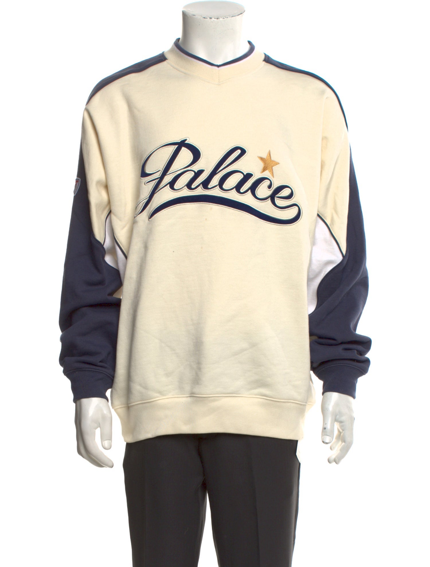 Palace Skateboards Graphic Print Crew Neck Sweatshirt