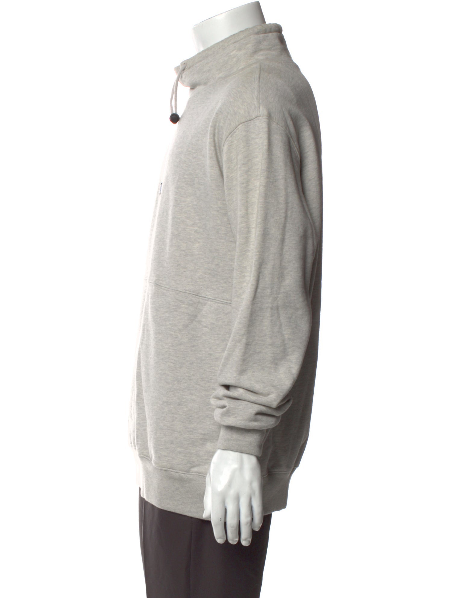 Palace Skateboards Graphic Print Mock Neck Hoodie