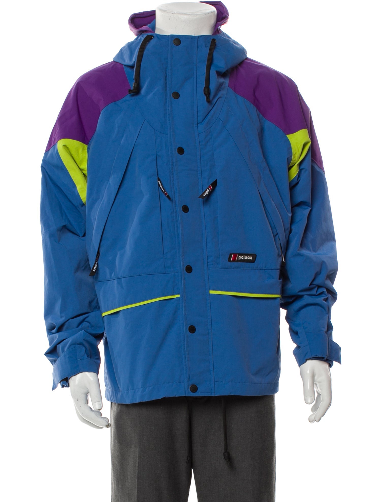 Palace Skateboards Colorblock Pattern Parka