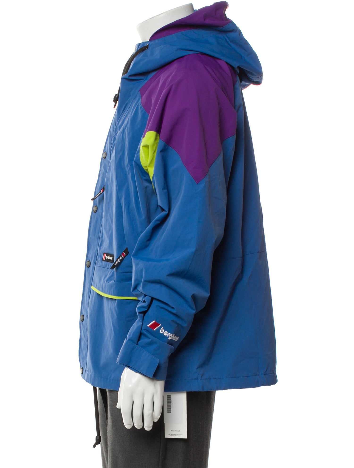 Palace Skateboards Colorblock Pattern Parka