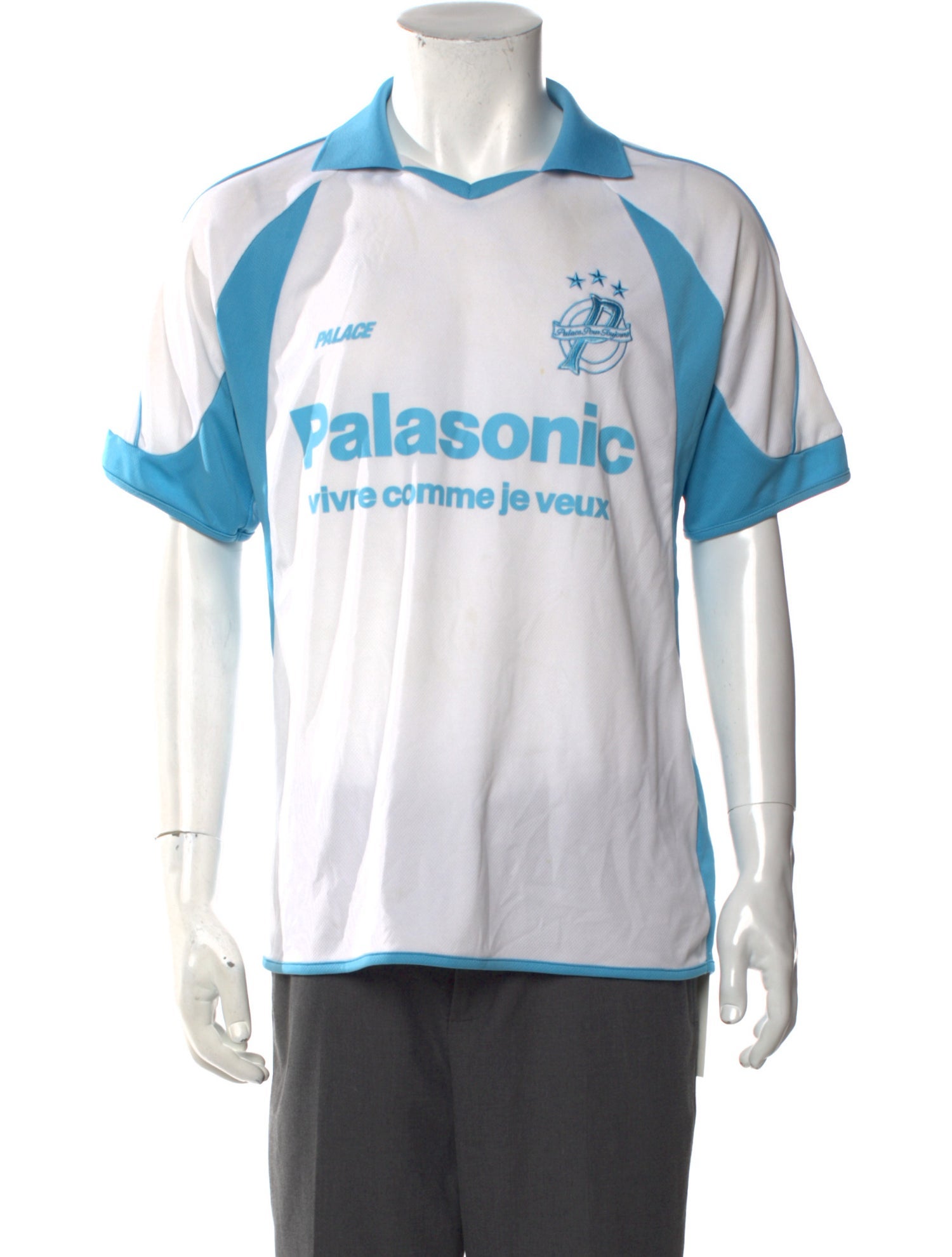 Palace Skateboards Graphic Print Collar Polo Shirt