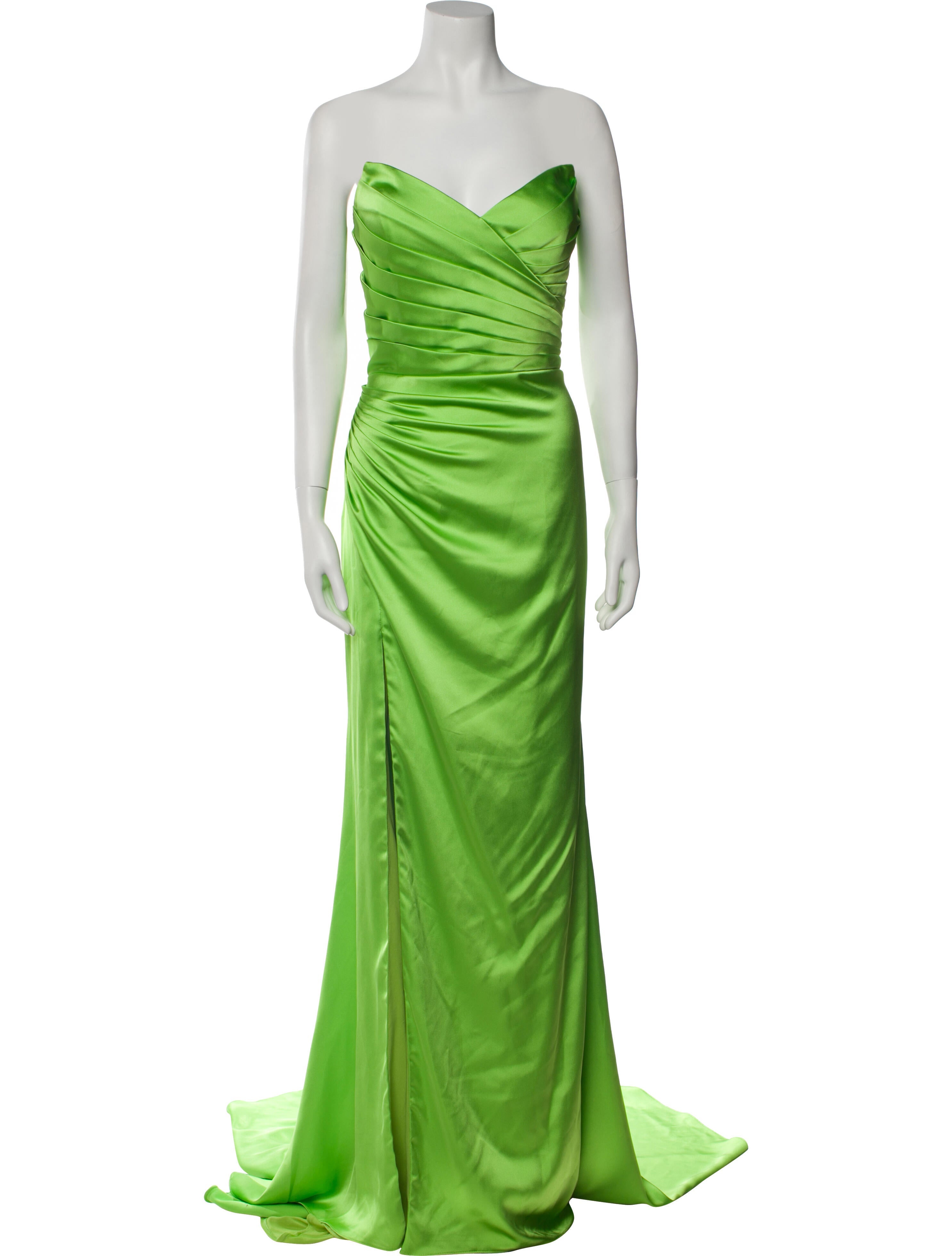 Ashley Lauren Strapless Long Dress