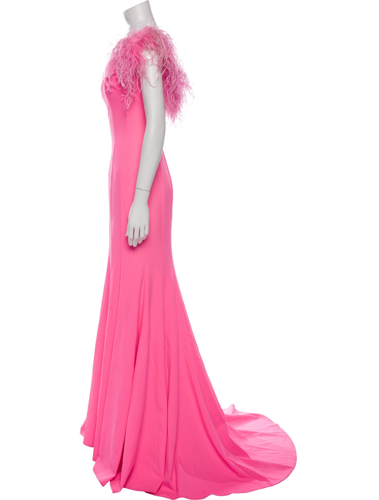 Ashley Lauren V-Neck Long Dress