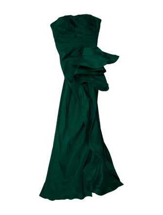 Ashley Lauren Strapless Long Dress