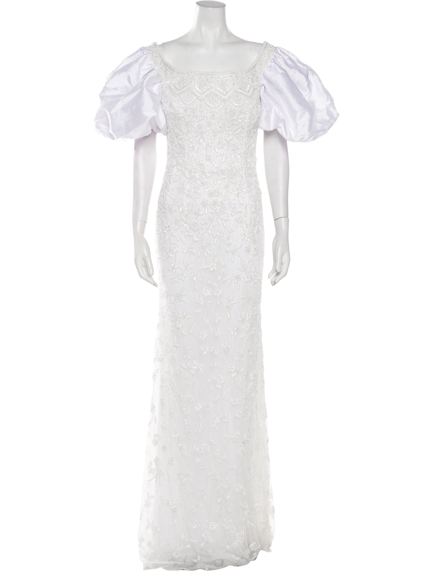 Ashley Lauren Square Neckline Long Dress