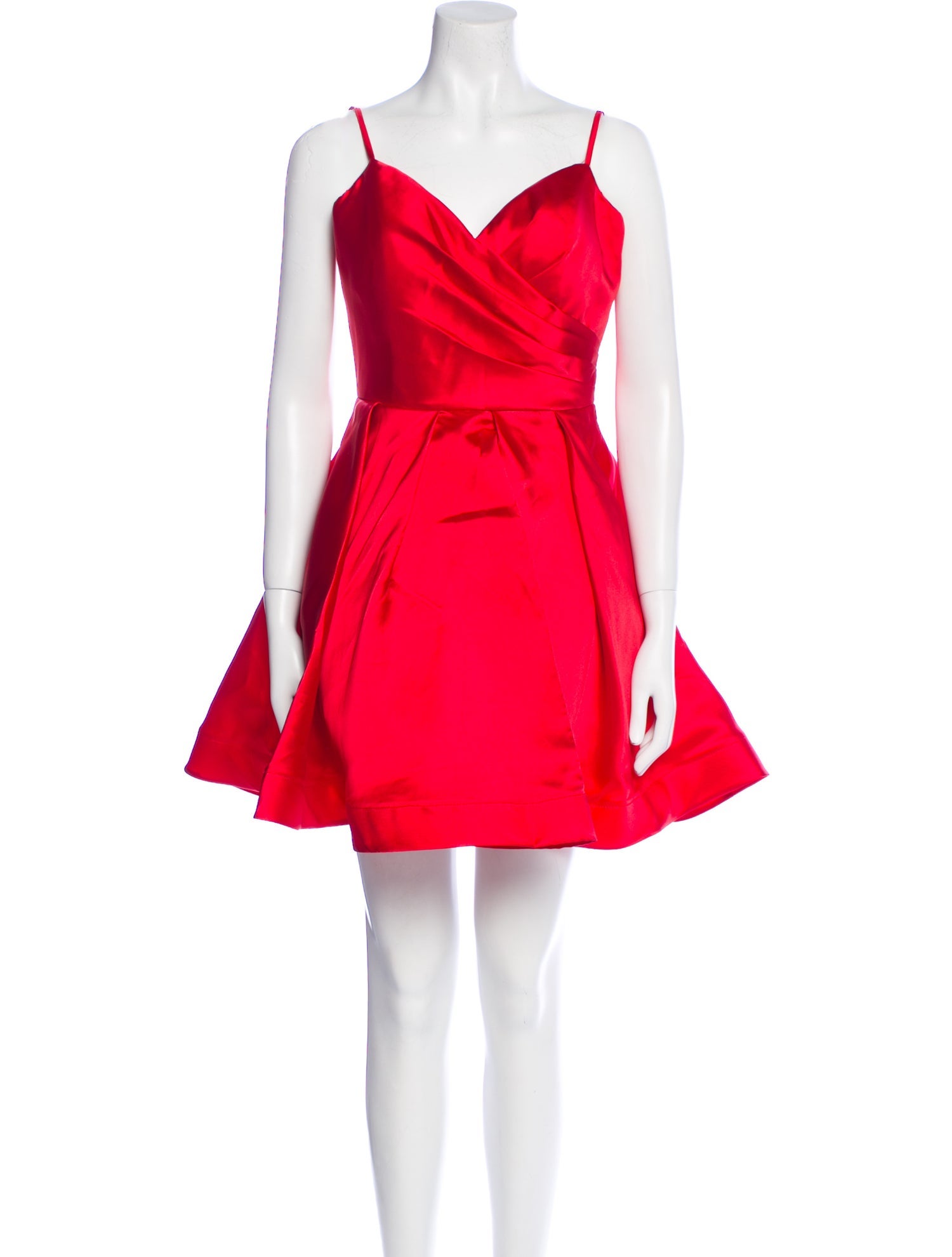 Ashley Lauren Square Neckline Mini Dress