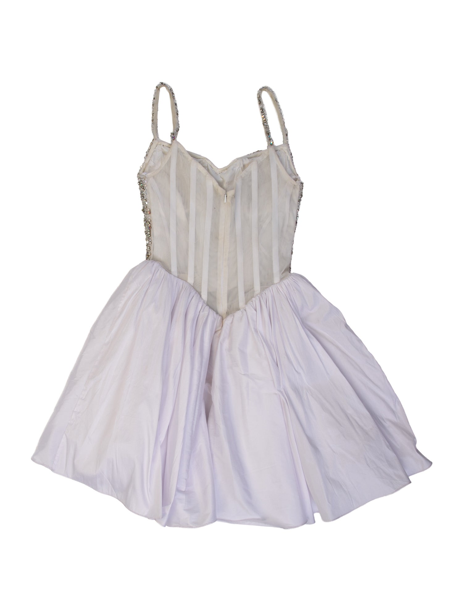 Ashley Lauren Square Neckline Mini Dress