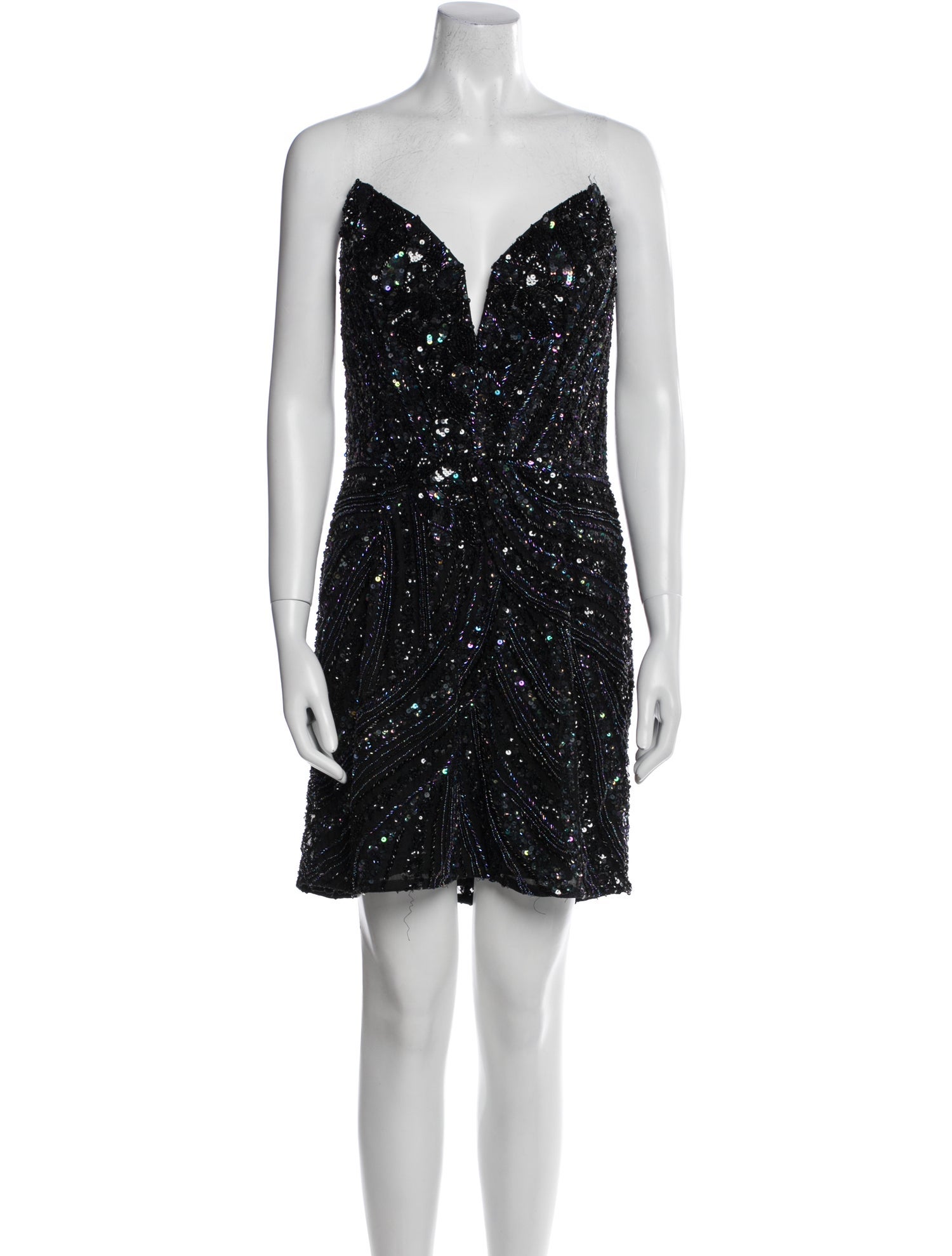 Ashley Lauren Strapless Mini Dress