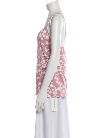 Altea Polka Dot Print V-Neck Top