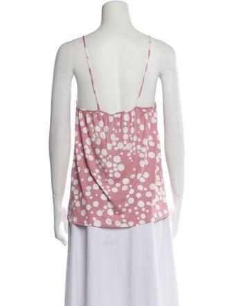 Altea Polka Dot Print V-Neck Top