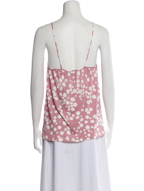 Altea Polka Dot Print V-Neck Top