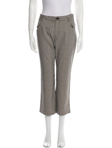 Altea Pants Plaid Print Straight Leg M