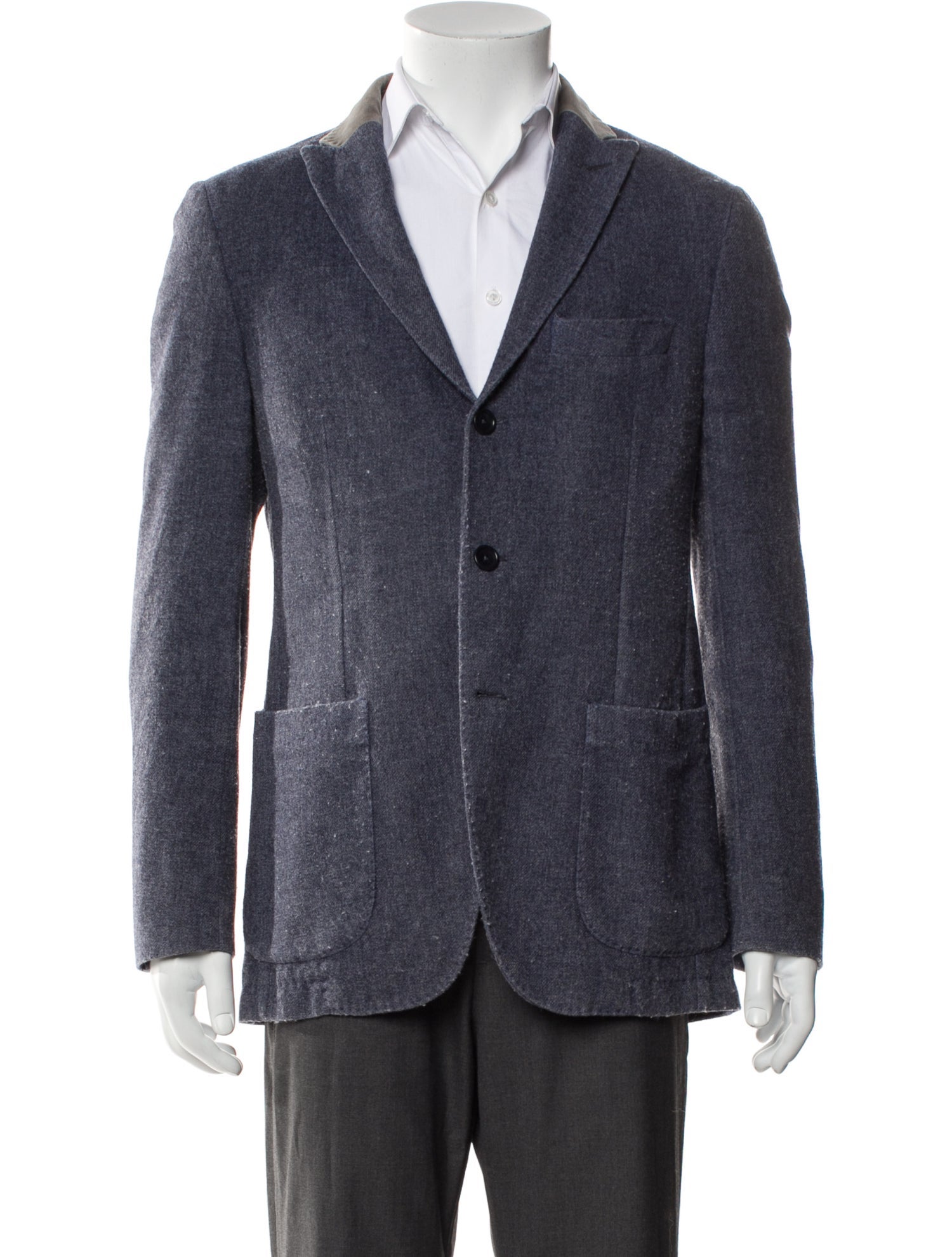 Altea Wool Three Button Blazer