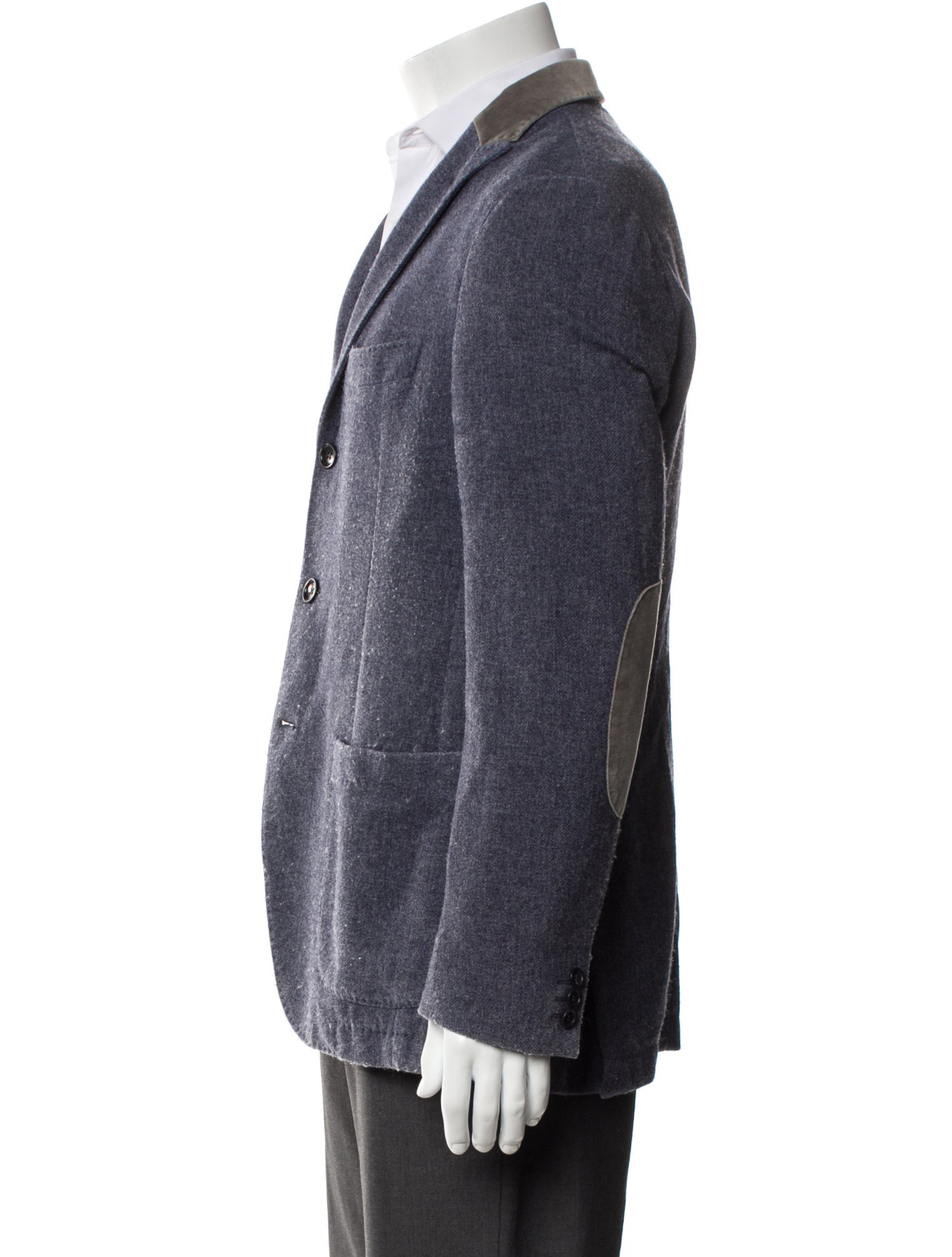 Altea Wool Three Button Blazer