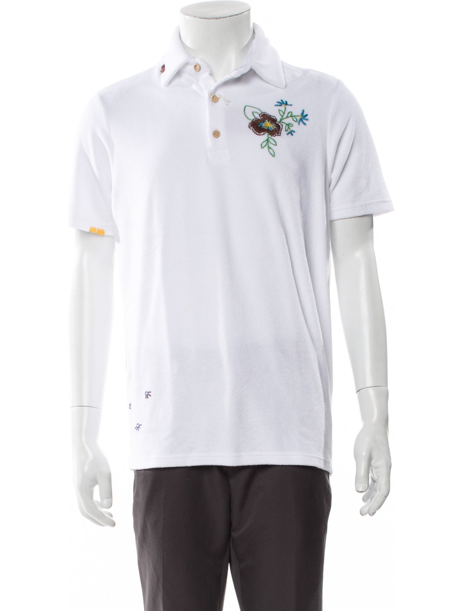 Altea Graphic Print Collar Polo Shirt
