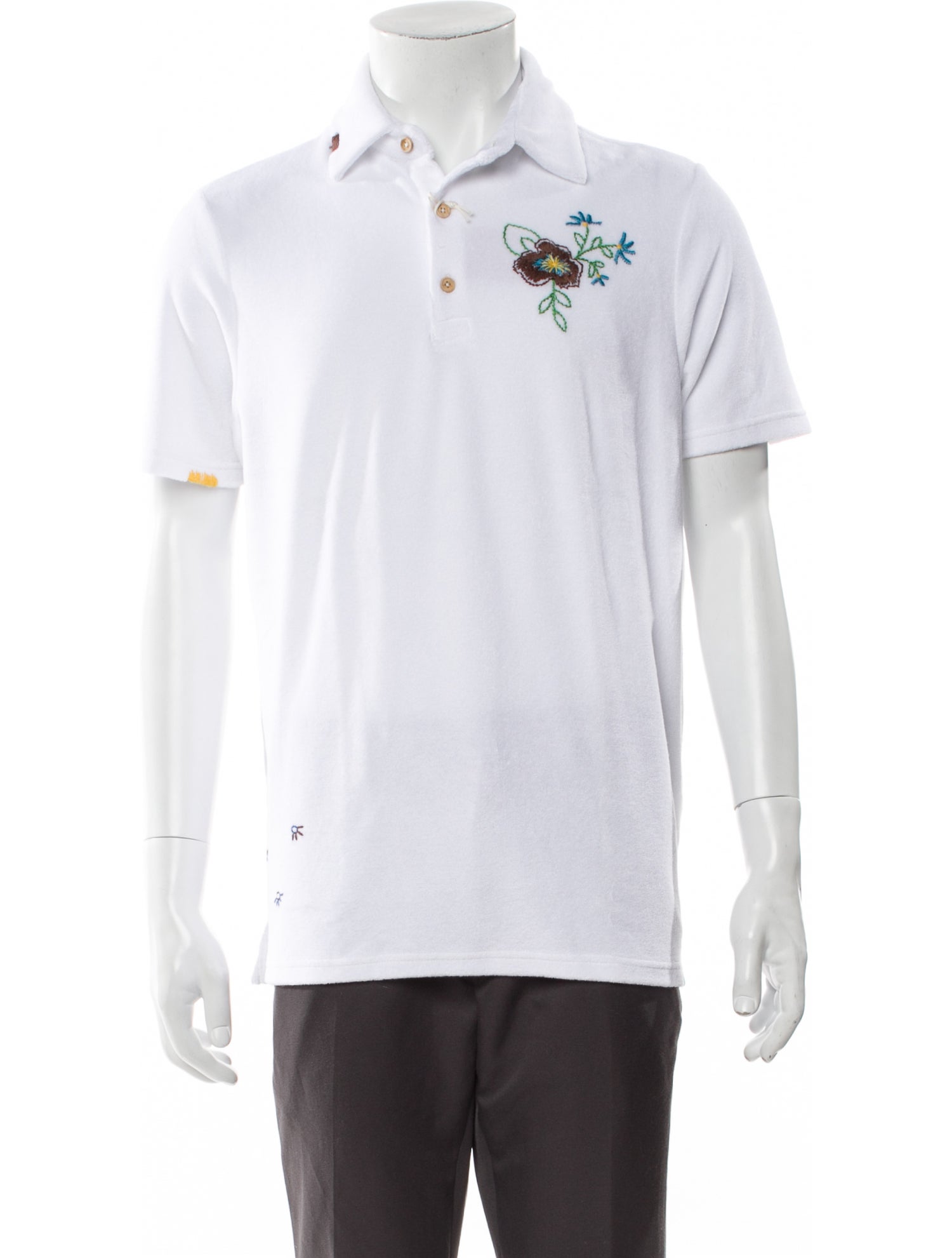 Altea Graphic Print Collar Polo Shirt