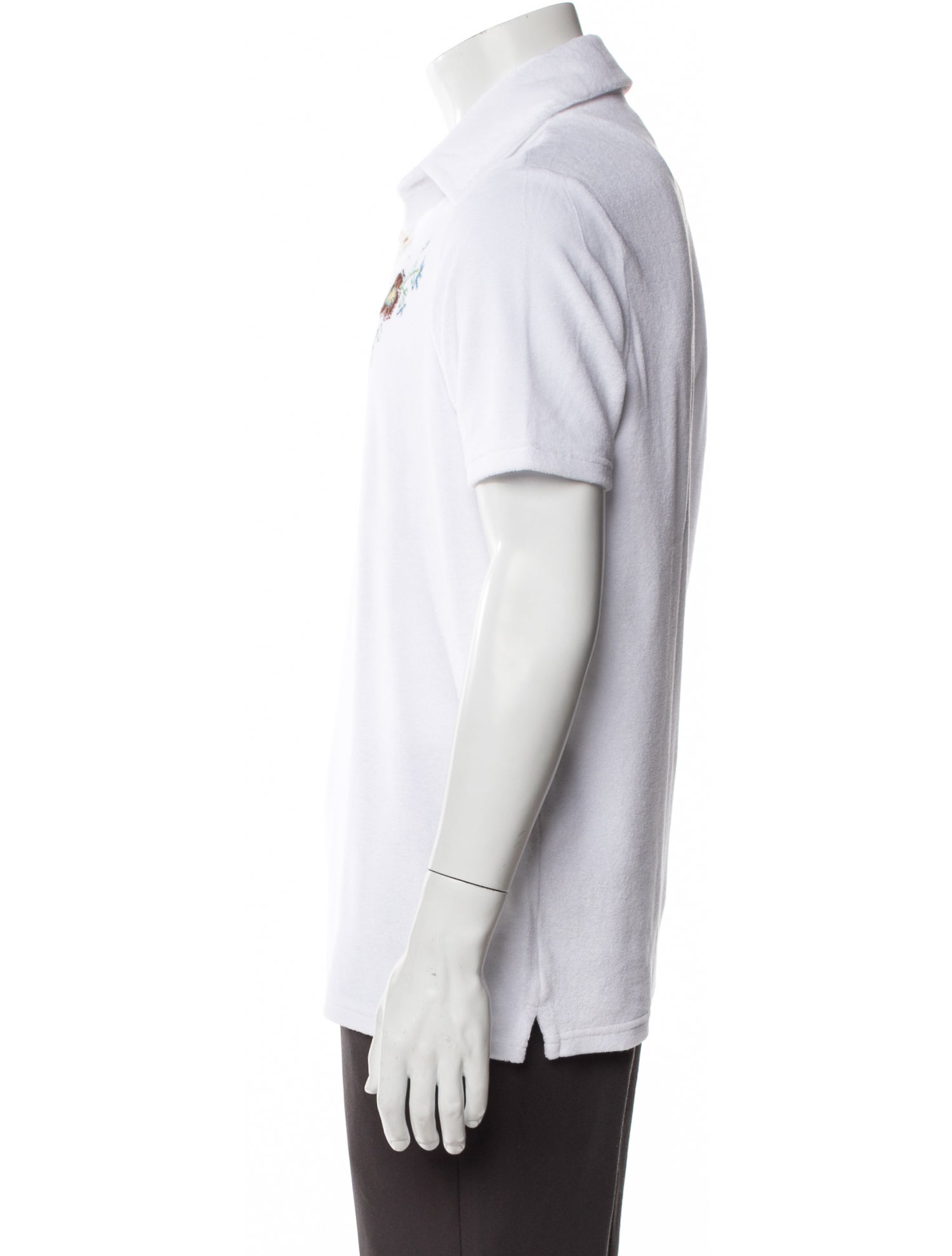 Altea Graphic Print Collar Polo Shirt