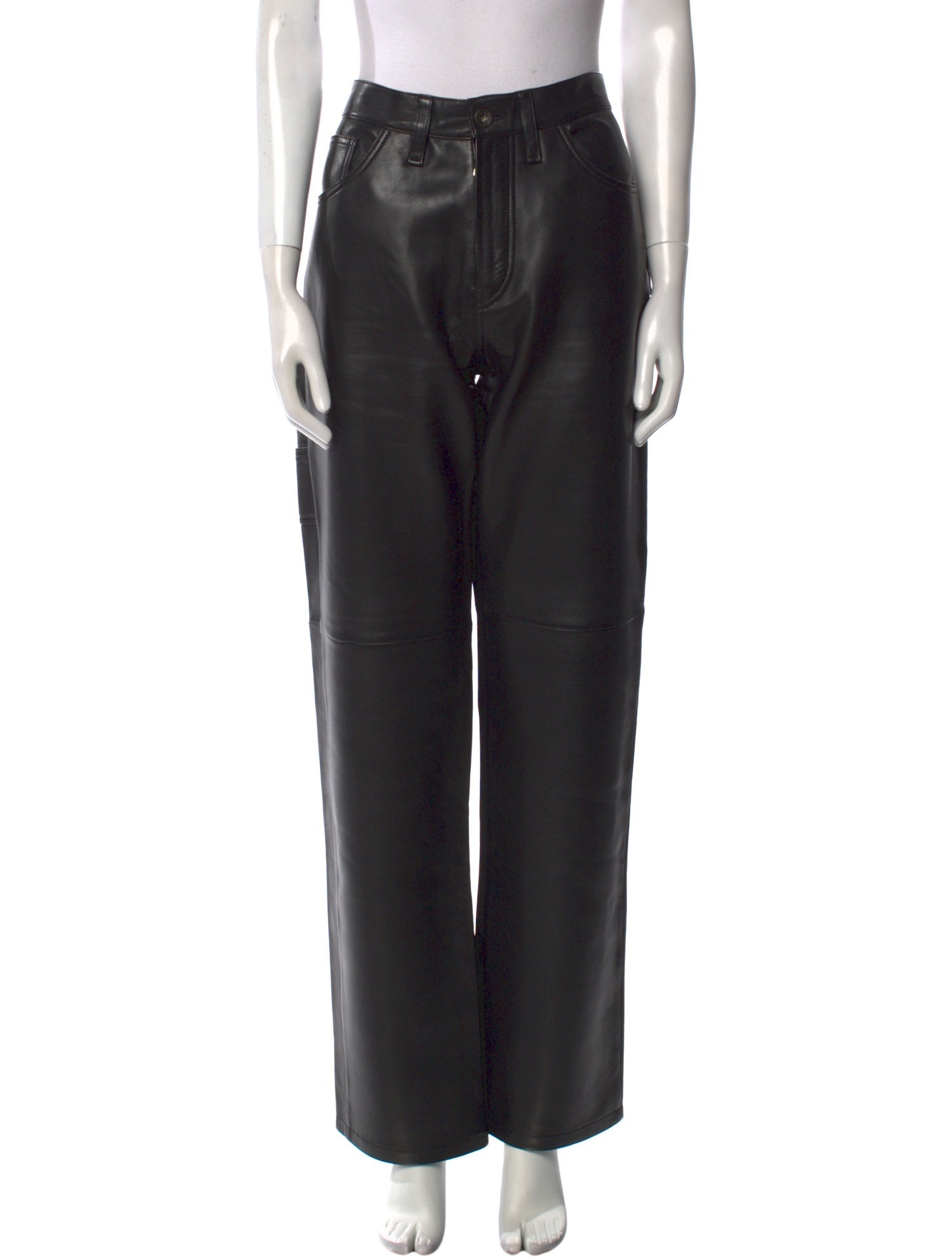 Altu Leather Wide Leg Pants