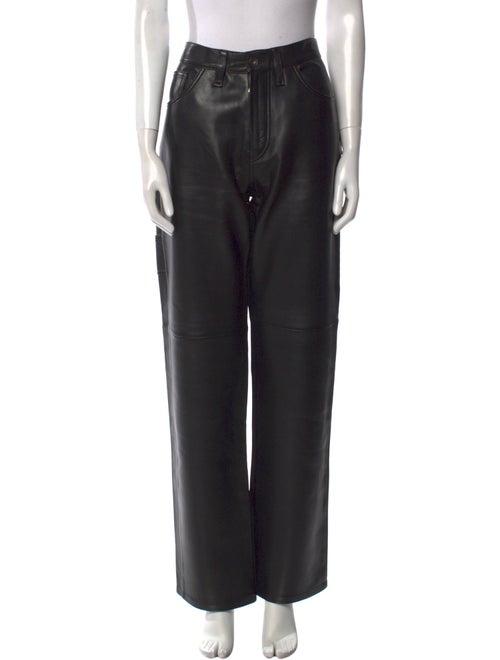 Altu Leather Wide Leg Pants
