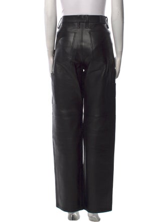 Altu Leather Wide Leg Pants