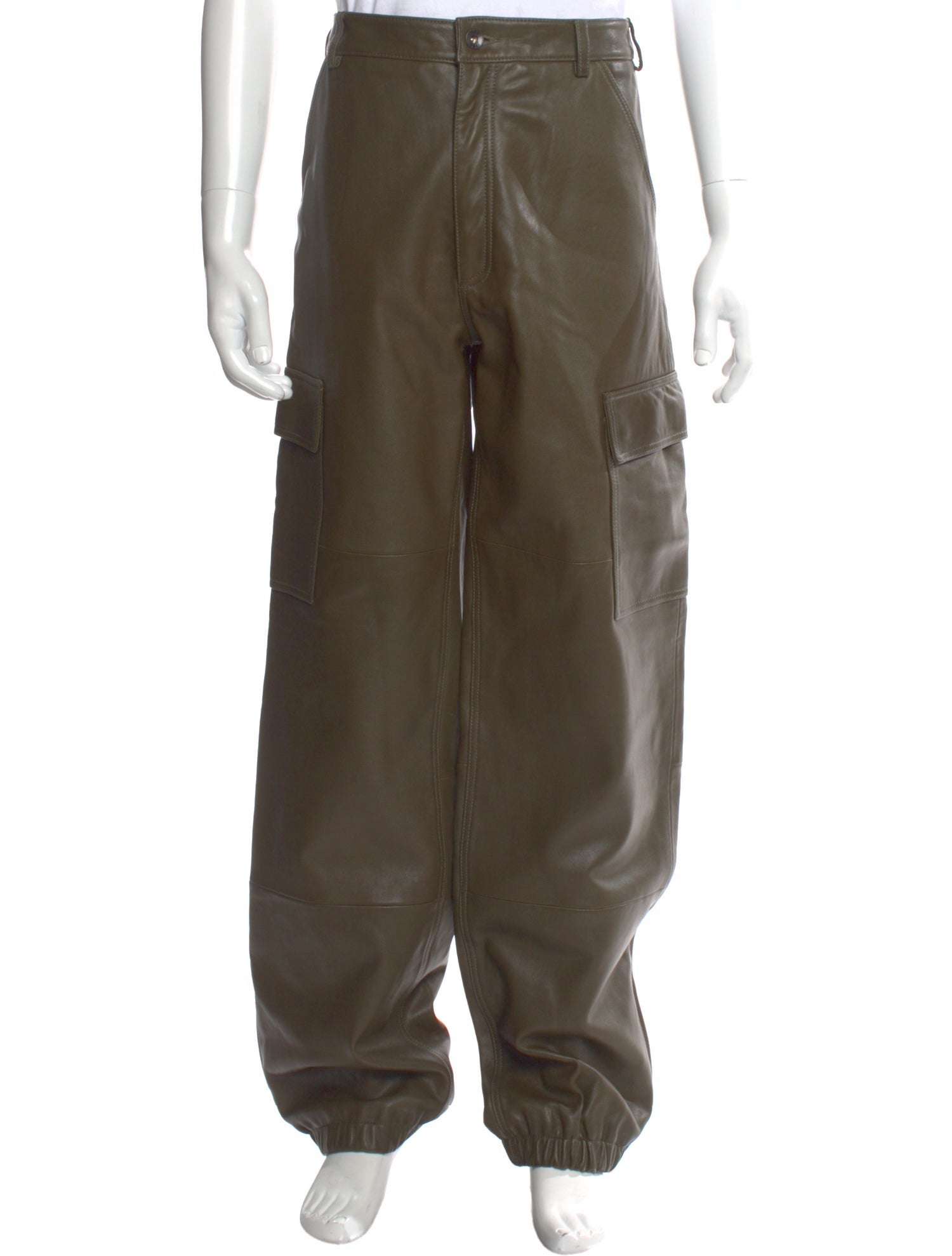 Altu Lamb Leather Cargo Pants