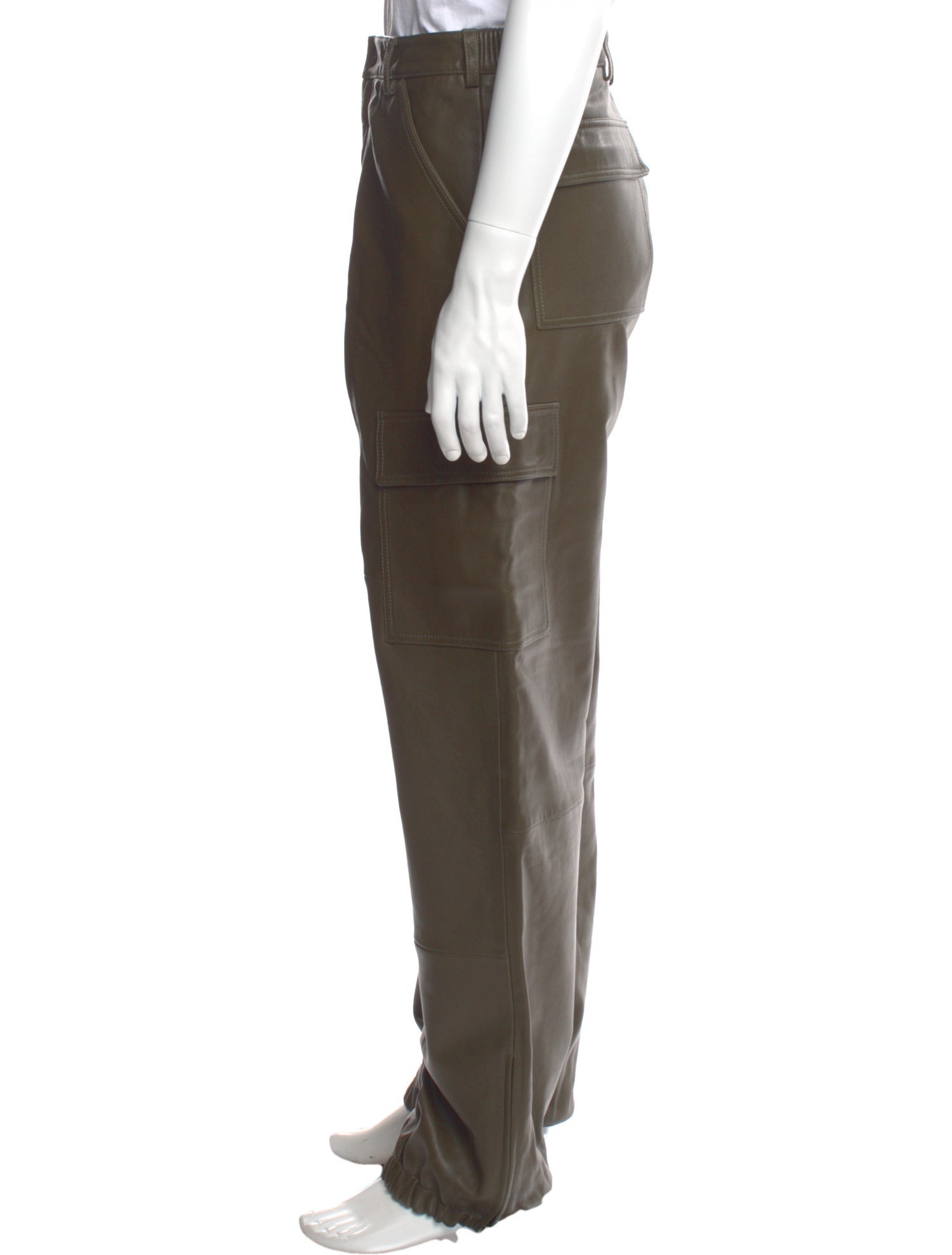 Altu Lamb Leather Cargo Pants