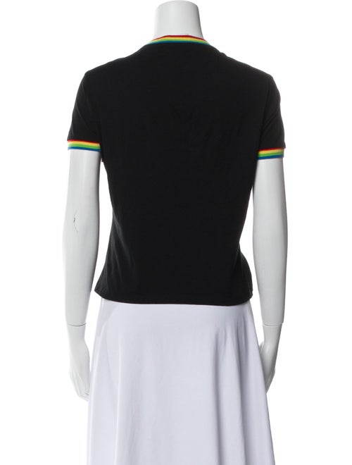 alice + olivia x FriendsWithYou Graphic Print Crew Neck T-Shirt