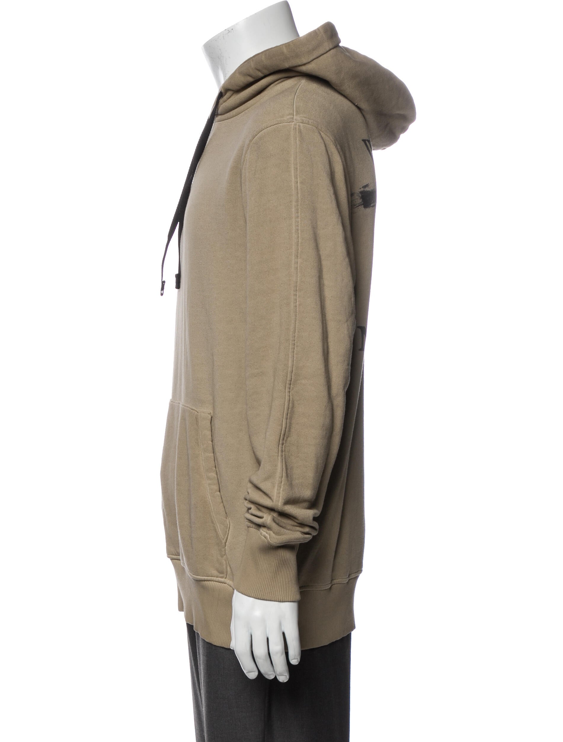 Alix NYC Graphic Print Crew Neck Hoodie