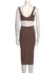 Alix NYC Square Neckline Long Dress