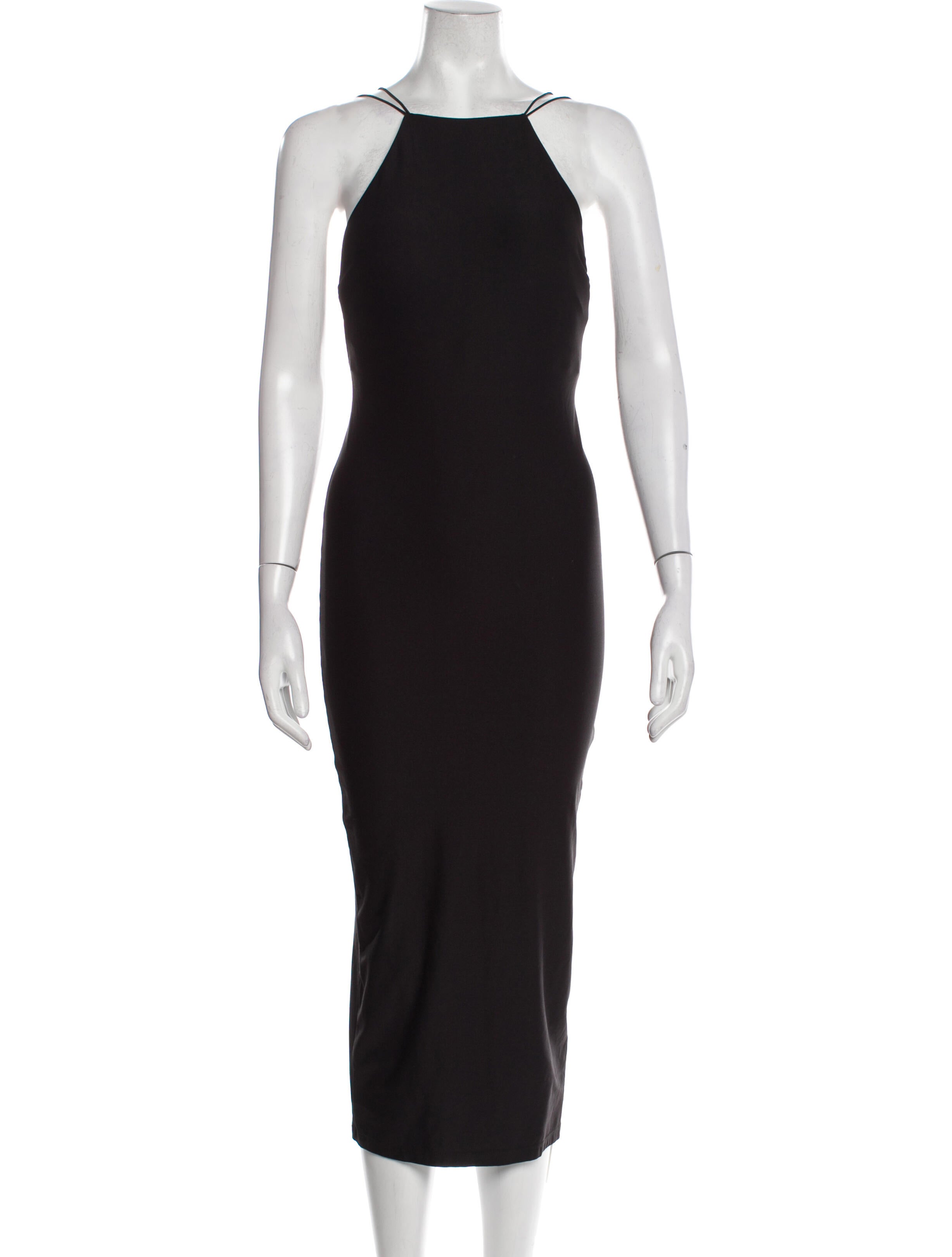 Alix NYC Square Neckline Midi Length Dress